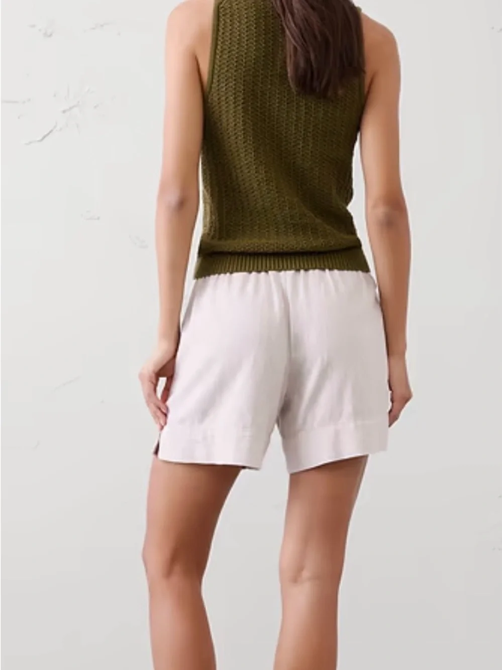 Banana Republic High Rise Linen Blend Short